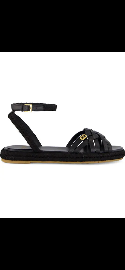 （Box Chart） Valentino Garavani /Valentino. Roundhead knittingVI'll take a new sandal.🩴Fishermen's shoes. VThe gold pin logo. ppShit. He's tall.2cm Rubber Bottom Italian manufacture 36-41