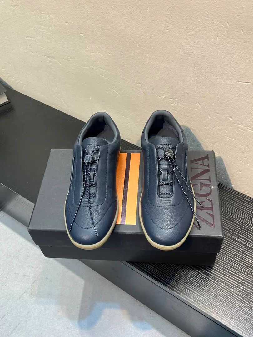 Jenya.《zegna*》Latest·Explosive. Leisure shoes., Top brand♠️Luxury~Requisitions, Top~Quality. The shoe face is to be paired with a gas-frozen fabric with a ten-frozen pony mat., - Fine work.. The original fashion style is soft and rubber-resistant., The upper feet are soft and comfortable., Physically filmed material is even better., Size: 38-44（45Do it.）