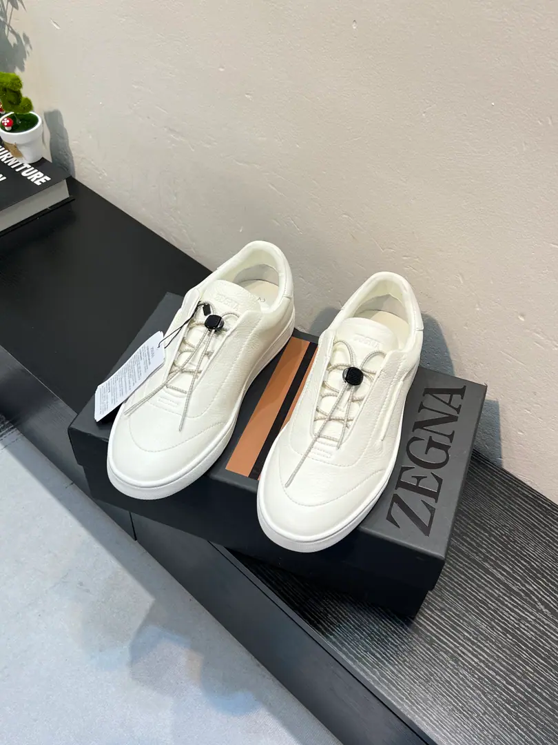 Jenya.《zegna*》Latest·Explosive. Leisure shoes., Top brand♠️Luxury~Requisitions, Top~Quality. The shoe face is to be paired with a gas-frozen fabric with a ten-frozen pony mat., - Fine work.. The original fashion style is soft and rubber-resistant., The upper feet are soft and comfortable., Physically filmed material is even better., Size: 38-44（45Do it.）