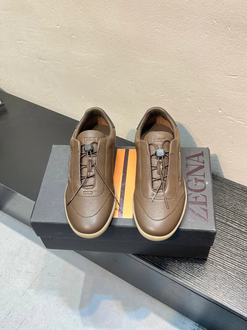 Jenya.《zegna*》Latest·Explosive. Leisure shoes., Top brand♠️Luxury~Requisitions, Top~Quality. The shoe face is to be paired with a gas-frozen fabric with a ten-frozen pony mat., - Fine work.. The original fashion style is soft and rubber-resistant., The upper feet are soft and comfortable., Physically filmed material is even better., Size: 38-44（45Do it.）