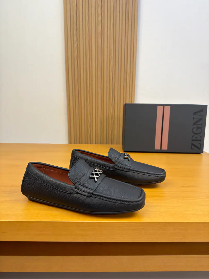 【Zegna】Jenya. High-end quality Original List·Leisure suites.(Ship shoes.) Original: 🔝Skin of a stale calf., Brand metal buttons and cross-arms decoration, Shoe Dan sews Mark wires manually. Uchi.: Water-tied cow skin. Otsumi!: It's so light.·TPRRubber. Form Super-high-quality control.·- I'm doing a little work.: Highlight(High-end·- How expensive.·Slot) Size: 39-44（38, 45, 46, Make a reservation.)·0703