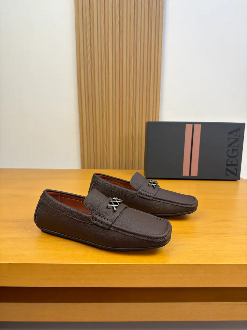 【Zegna】Jenya. High-end quality Original List·Leisure suites.(Ship shoes.) Original: 🔝Skin of a stale calf., Brand metal buttons and cross-arms decoration, Shoe Dan sews Mark wires manually. Uchi.: Water-tied cow skin. Otsumi!: It's so light.·TPRRubber. Form Super-high-quality control.·- I'm doing a little work.: Highlight(High-end·- How expensive.·Slot) Size: 39-44（38, 45, 46, Make a reservation.)·0703