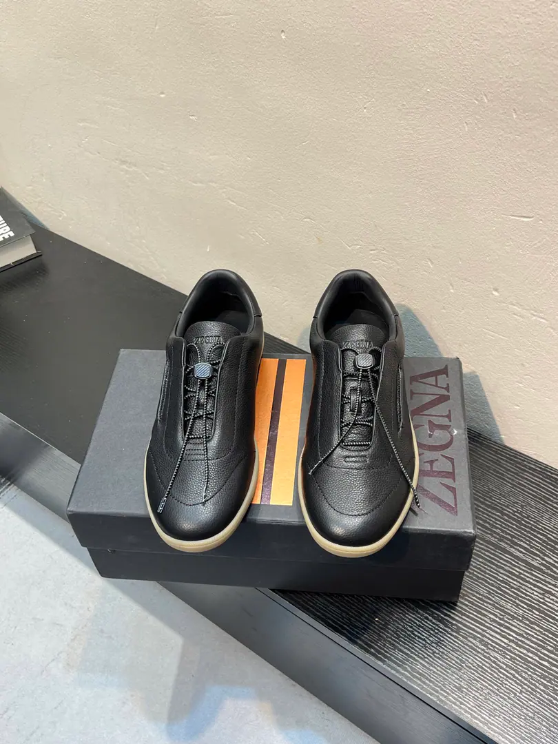 Jenya.《zegna*》Latest·Explosive. Leisure shoes., Top brand♠️Luxury~Requisitions, Top~Quality. The shoe face is to be paired with a gas-frozen fabric with a ten-frozen pony mat., - Fine work.. The original fashion style is soft and rubber-resistant., The upper feet are soft and comfortable., Physically filmed material is even better., Size: 38-44（45Do it.）