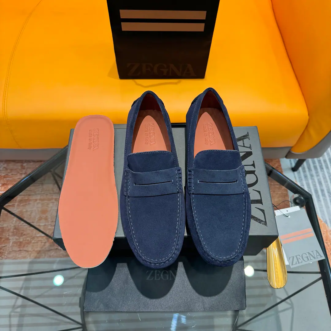 Ermenegildo Zegna Jenya. Bullskins./Bright leather./Bulls., Active foot, ——Business leisure men's shoes., - Drive shoes.！ High Version, Packet with original box+Handbag.！ Standard code number: 38-45