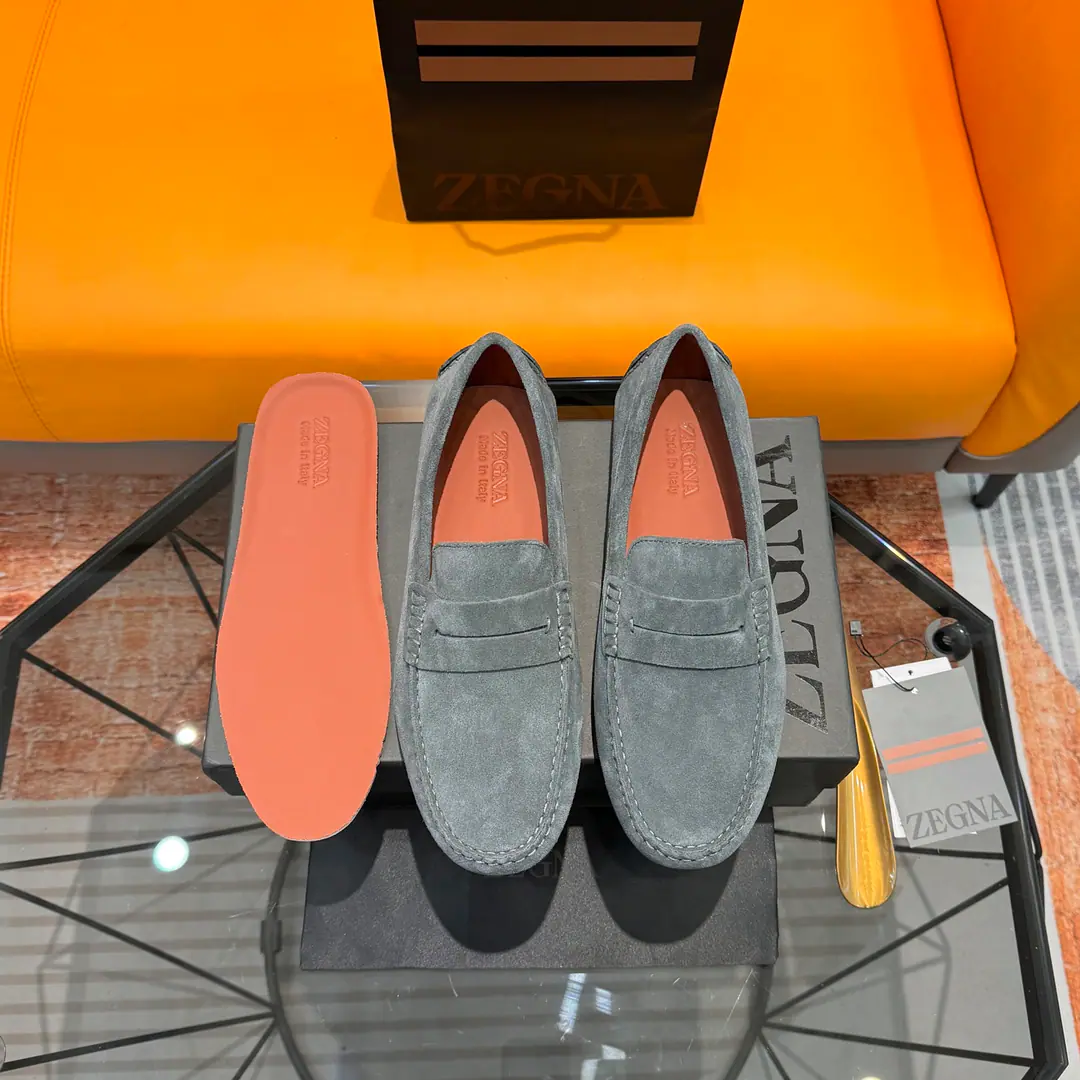 Ermenegildo Zegna Jenya. Bullskins./Bright leather./Bulls., Active foot, ——Business leisure men's shoes., - Drive shoes.！ High Version, Packet with original box+Handbag.！ Standard code number: 38-45